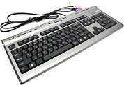 Клавиатура A4Tech X-Slim Multimedia Keyboard KLS-7MUU <Grey-Black/Silver> <USB> 104КЛ+17КЛ М/Мед + USB порт