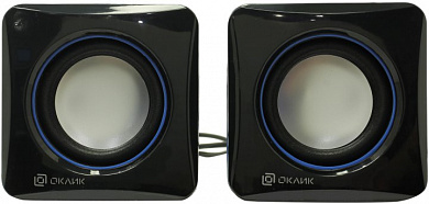 Колонки OKLICK OK-330 Black (2x3W, питание от USB) <440403>