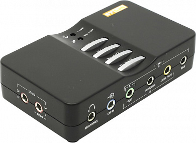 STLab <M-360> USB Sound BOX (USB2.0)Analog 2In/7.1Out,Digital In/Out,16Bit/48kHz
