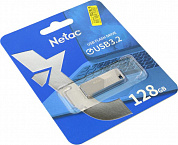 Netac <NT03UM1N-128G-32PN> USB3.2 Flash Drive 128Gb (RTL)