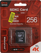 Qumo <QM256GSDXC10U1> SDXC Memory Card 256Gb Class10 UHS-I U1