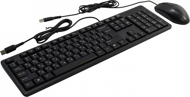 A4Tech <KR-3330 Black> (Кл-ра М/Мед, USB, FM+Мышь,3кн, Roll, USB, FM)