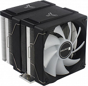 JONSBO <CR-3000E Black RGB Color> Cooler (4пин, 115X/1200/1700/1851/AM4/AM5,22-34дБ,600-1600об/мин,Al+тепл.труб)