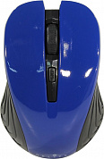 OKLICK Wireless Optical Mouse <545MW> <Black&Blue> (RTL) USB  4btn+Roll <368630>