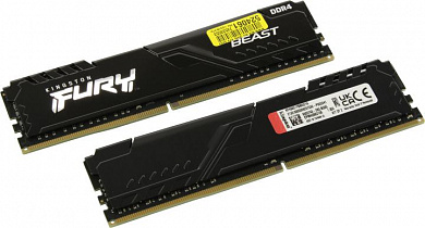 Kingston Fury Beast <KF436C17BBK2/16> DDR4 DIMM 16Gb KIT 2*8Gb <PC4-28800> CL17
