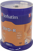 DVD-R Disc Verbatim   4.7Gb  16x  <уп. 100 шт> на шпинделе <43549>