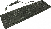 Клавиатура Smartbuy <SBK-328U-K> <USB> 104КЛ, подсветка клавиш
