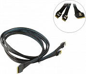 LSI <05-60004-00> Кабель SFF8654 (x8) --> 2xSFF8654 (x4) 1м