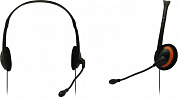Наушники с микрофоном CANYON <CNS-CHS01BO> Black+Orange (шнур 1.8м, с регулятором громкости)