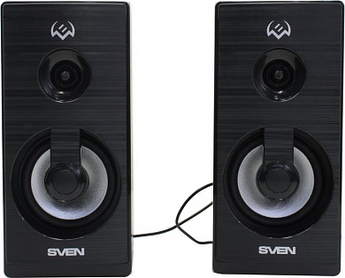 Колонки SVEN SPS-512 Black (2x3W, дерево, питание от USB)