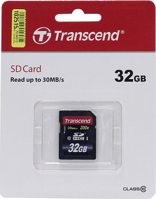 Transcend <TS32GSDHC10> SDHC Memory Card 32Gb Class10