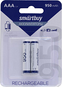 Аккумулятор Smartbuy SBBR-3A02BL950 (1.2V, 950mAh) NiMh, Size "AAA" <уп. 2 шт>