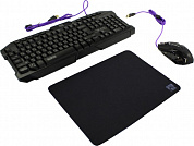 QUMO Mystic K58/M76 (Кл-ра USB, FM+Мышь 4кн,Roll, FM) <30720>
