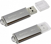 Silicon Power Ultima-II <SP064GBUF2M01V1S> USB2.0 Flash Drive 64Gb (RTL)
