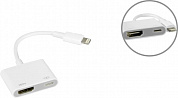 KS-is <KS-381P> Кабель-адаптер Lightning --> HDMI (F) + Lightning(F)power