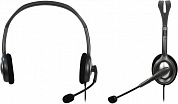 Logitech Stereo Headset H111 (наушники с микрофоном, шнур 1.8м)<981-000593/81-000594>