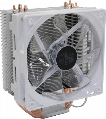 Cooler Master <RR-212L-16PW-R1> Hyper 212 LED White Ed (4пин,115x/1366/2011/AM4-FM1,9-31дБ,600-1600об/мин,тепл.тр.