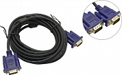 Exegate <EX138950RUS> Кабель монитор - SVGA card (15M -15M) 5м 2 фильтра