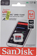 SanDisk Ultra <SDSQUAB-064G-GN6MN> microSDXC Memory Card 64Gb UHS-I U1 Class10 A1