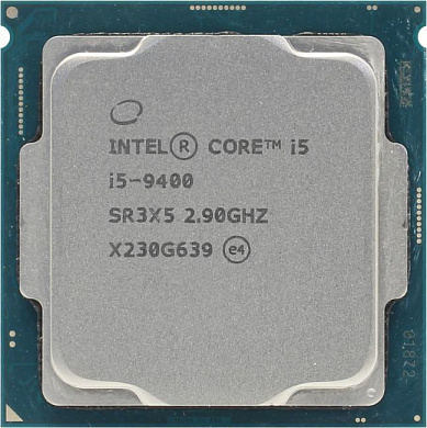 CPU Intel Core i5-9400      2.9 GHz/6core/SVGA UHD Graphics 630/1.5+9Mb/65W/8GT/s  LGA1151