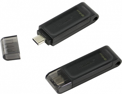 Kingston DataTraveler 70 <DT70/64GB> USB-C 3.2 Flash Drive 64Gb (RTL)