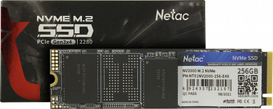 SSD 256 Gb M.2 2280 M Netac NV2000 <NT01NV2000-256-E4X>