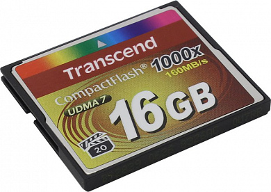 Transcend <TS16GCF1000> CompactFlash Card 16Gb 1000x