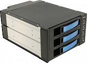 Procase <A3-203SATA3(BL)> HotSwap корзина 3xSATA/SAS 2.5”/3.5”