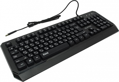Клавиатура QUMO office BASE K59 <USB> 104КЛ, подсветка клавиш <30721>