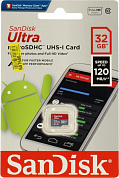 SanDisk Ultra <SDSQUA4-032G-GN6MN> microSDHC Memory Card 32Gb UHS-I U1 Class 10 A1