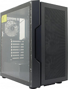 Miditower 1STPLAYER TRILOBITE T7-P <T7-P-BK-4F1> Black ATX без БП