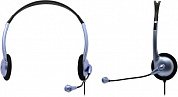 Наушники с микрофоном Genius HS-02B (регул. громкости)