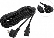 Cablexpert <PC-186-VDE-10M> Кабель компьютер - розетка 220V 10м Европейский стандарт, Г-образный