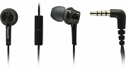 Наушники с микрофоном Panasonic RP-TCM115GCK <Black> (шнур 1.2м)