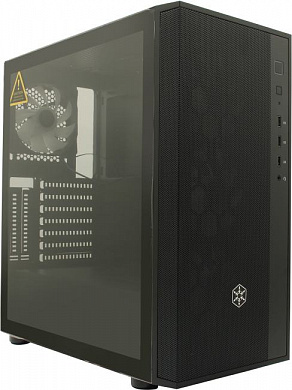 Miditower SilverStone FARA R1 PRO V2 <SST-FAR1B-PRO-V2> Black ATX без БП, с окном