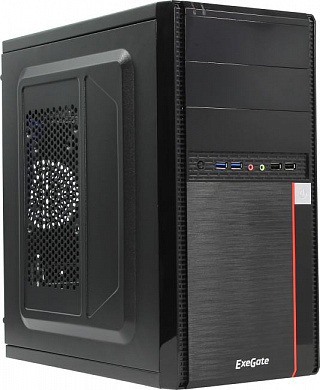 Minitower  Exegate <MA-371X> Black MicroATX 400W <EX277435RUS>