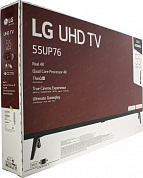 55" LED ЖК телевизор LG 55UP76006LC (3840x2160, HDMI, LAN, WiFi, BT, USB, DVB-T2, SmartTV)