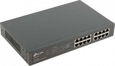 TP-LINK <TL-SG1016PE> Управляемый коммутатор (8UTP 1000Mbps + 8UTP 1000Mbps PoE+)