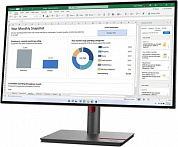 27" ЖК монитор Lenovo ThinkVision  P27h-30 <63A1GAT1UK> с поворотом экрана (LCD, 2560x1440, HDMI,DP, USB3.2 Hub)
