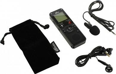 Ritmix <RR-820 8Gb Black> цифр. диктофон (8Gb, LCD, FM, USB, microSD, 2xAAA)