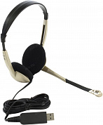 Наушники с микрофоном KOSS CS-100-USB (шнур 2.4м, USB)