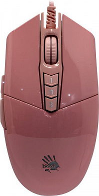 Bloody Gaming Mouse <P91S Pink> (RTL) USB 8btn+Roll