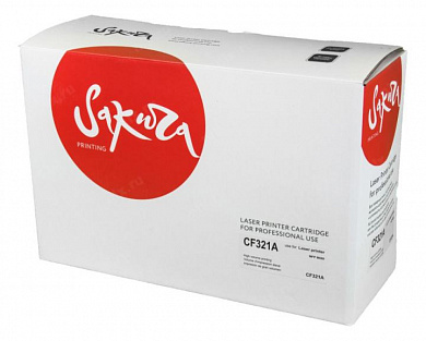 SACF321A Картридж SAKURA CF321A для HP Color LaserJet Enterprise M680dn, M680f, M680z, синий, 16 500 к.