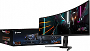 20VM0-CO49DQBT-1EKR Монитор Gigabyte 49" Aorus CO49DQ черный OLED 16:9 HDMI M/M матовая HAS Piv 250cd 178гр/178гр 5120x