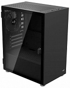 Minitower Aerocool <CS-111-G-BK-V1> MicroATX без БП