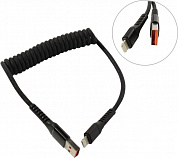 Mediagadget <MGC036PBK> Кабель USB AM--> Lightning, спиральный