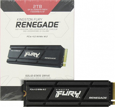 SSD 2 Tb M.2 2280 M Kingston Fury Renegade <SFYRDK/2000G> 3D TLC