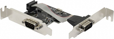 Espada <PCIe2SLWCH> (OEM) PCI-Ex1, 2xCOM9M, LowProfile