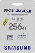 Samsung PRO Endurance <MB-MJ256KA/APC(EU)> microSDXC Memory Card 256Gb Class10 UHS-I U3 V30+ microSD--> SD Adapter