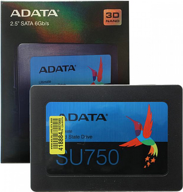 SSD 256 Gb SATA 6Gb/s ADATA Ultimate SU750 <ASU750SS-256GT-C> 2.5" 3D TLC
